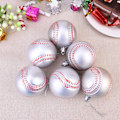 Miniatyrbild 2 av 5: ##/6 st julgranskulor, 6 cm, baseboll##/