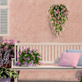 Miniatyrbillede 5 af 5: ##/Kunstig plante 2 stk UV-resistent kunstige hængeplanter##/