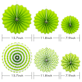 Miniatyrbillede 2 af 5: Grøn - Festdekorationer, 22 stk. Multifarvede Papir Pom Poms