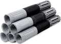 6 st. Halksäkra PVC-underlägg (Silvergrå), Tvättsbara Underlägg (4