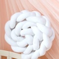 Miniatyrbillede 3 af 5: ##/Flettet Hovedpude til Baby Seng (Hvid, 1 m)##/