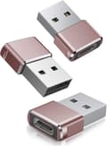 Miniatyrbilde 2 av 5: USB-C Hunn til USB-A Hann Adapter 3-pakning, Type C Laderkabel C