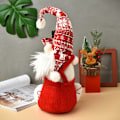 Miniatyrbilde 4 av 5: ##/Jule-Nisse Vin-Flaskehetter 2 Stykker, Vin-Flaskepose Bomull##/