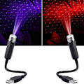 Miniatyrbilde 2 av 5: 2 stk USB Stjernelys Projektor, Automatisk Atmosfærisk Lys LED Ro