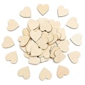 Miniatyrbilde 3 av 5: 50 stk. Hjerteformede trefigurer til oppheng, DIY, enkel dekorasjon 4cm or 1.57 Inch