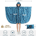 Miniatyrbillede 2 af 5: ##/Vandafvisende Letvægts Regnjakke Åndbar Ripstop Poncho med Hætte til Udendørsaktiviteter##/