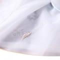Miniatyrbillede 6 af 6: ##/Hvid broderet blomstermønstret romersk gardin##/