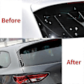 Miniatyrbilde 5 av 5: Bilvindu Trim Lip Spoiler for Seat Leon 5F FR Mk3 MK3.5 Bakre Takvinge Sidekant Hale Klaff Spoile