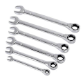 Miniatyrbilde 3 av 5: 8mm-19mm Reversibel Skralle Fastnøkkel Pipe Fastnøkkel Mutter Verktøy Garasje DIY Håndverktøy 10 mm