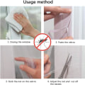 Miniatyrbild 5 av 5: 3-pack (vit, 1,5*2m) Flugnät Fönster DIY Självhäftande Insekter
