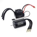 Surpass Hobby 3650 Vattentät 4-polig 3,175 mm Sensorlös Borstlös RC Bilmotor + 60A ESC