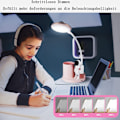 Miniatyrbillede 4 af 4: ##/Pink LED børnebordlampe, batteridrevet bordlampe##/