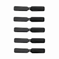 Miniatyrbillede 1 af 5: 5 stk. 2,5 tommer 2-bladet propel reservedel til Eachine Mini F22 Raptor 260mm / Mini F16 Falcon 365mm