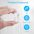 Miniatyrbilde 4 av 5: Dørstoppere 10 stk (Transparent) PVC Dørhåndtak Stopper Do