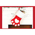 Miniatyrbild 3 av 5: ##/Stycke Hundtass Julstrumpa - Röd + Grå, Julstövlar, S##/
