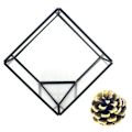 Miniatyrbild 5 av 5: Geometriska Kuber Glas Terrarium Heminredning Växt Suckulent Blomhållare Vas Kruka Qinhai