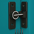 Miniatyrbillede 2 af 5: (Luminous)Låse til Skydedør, 90 Graders Portlåse, Robust Glide