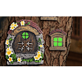 Miniatyrbilde 5 av 5: Brun dekorasjon for trestamme, alvenes hus, alver, feer,