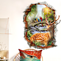Miniatyrbild 4 av 4: ##/70 x 50, väggdekaler 3D tredimensionella väggdekaler med hål, väggdekaler, dörrdekaler, väggtatuering väggdekaler##/
