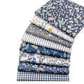 Miniatyrbillede 5 af 5: ##/Bomuldsstof 50 x 50 cm patchwork quilting DIY håndværk 8 stykker##/