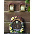 Miniatyrbilde 1 av 5: Brun dekorasjon for trestamme, alvenes hus, alver, feer,