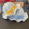 Miniatyrbilde 4 av 6: ##/Sommerhatt for babyjenter med UV-beskyttelse, solhatt for jenter, solhatt for barn, unisex sammenleggbar solhatt, strandhatt for babyjenter, UPF 50+##/