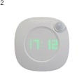 Miniatyrbild 1 av 5: LED Rörelsesensor Nattlampa Digital Tidsvisning Klocka Sovrum Badrum Lampa 2