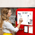 Miniatyrbilde 3 av 5: 1 x magnetisk whiteboard, 3 penner, 1 whiteboard-viskelær Magnetisk hv