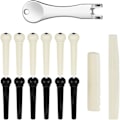 Miniatyrbild 1 av 5: ##/15-pack Gitarrbro Saddlar, 12 Plast Saddlar + 1 Saddlaravdragare##/