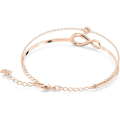 Miniatyrbilde 4 av 5: Infinity Crystal Smykkekolleksjoner, Rhodium & Roségull Tone F