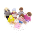 Miniatyrbild 5 av 6: ##/Dockhusfamilj - 2 trädockor i miniatyr för dockhustillbehör för flickor och barn.##/