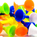 Miniatyrbilde 3 av 5: Plastgolfteeer i blandet farge, 3 1/4 tommer, 83 mm lang, ubruddbar