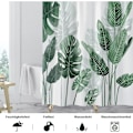 Miniatyrbillede 4 af 5: ##/Bruseforhæng 180x180 grønne blade planter##/