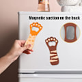 Miniatyrbillede 5 af 5: Katteklo Flaskeåbner i To Dele (Orange og Brun) Katteklo Bi
