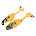 Miniatyrbillede 2 af 5: YXZNRC F06 2.4G 6CH RC Helikopter Reservedele Gul Canopy