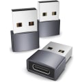 Miniatyrbilde 2 av 5: Grå USB C til USB-adapter, 3-pakning, kompatibel med iPhone 13 12 Pr