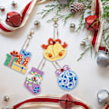 Miniatyrbild 4 av 5: ##/Diamantmålad Nyckelring Jul Kristalldiamant##/