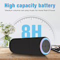 Miniatyrbillede 5 af 5: ##/Bluetooth Højttaler, Vandafvisende Bærbar Mini Cylinder, Udendørs Plu##/