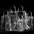 Miniatyrbild 5 av 5: Förvaringspåse Universal Portabel Transparent Genomskinlig Påse 15*7*16cm