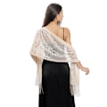 Miniatyrbild 1 av 6: ##/Siden sjal halsduk kvällsklänning chiffong halsdukar poncho damer elegant fransar##/