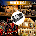 Miniatyrbild 5 av 5: 2-pack 31V 6W LED-strömadapter, IP44 Lågspänningsblinkare