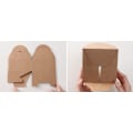 Miniatyrbild 4 av 5: 10,5x10,5x6cm, Svart Kraft Presentask (10-pack) - Tom Presentask