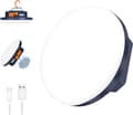 Portabel Campinglykta 9900mAh Powerbank, 2000LM Laddningsbar