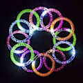 Miniatyrbild 4 av 6: ##/St. LED-armband i akryl, återanvändbara, färgglada, blinkande, för Halloween, jul, konserter, bröllop, festdekoration, leksak, slumpmässiga färger##/