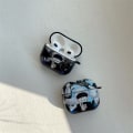 Miniatyrbillede 4 af 5: TPU beskyttelsesetui til tredje generation Airpods (sort baggrund