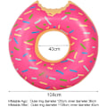 Miniatyrbillede 1 af 5: Donut Badebold, Svømme Ring Sommer Badebold Vand Legetøj Badebold
