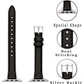Miniatyrbillede 2 af 5: Sort - Kompatibel med Apple Band 41mm 40mm 38mm, Tynd til Kvinder