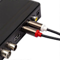 Miniatyrbillede 4 af 5: 3660B 2RCA til 2RCA Han til Han Lotus Kabel AV Fire-hoved Forstærker Audio Linje 2M
