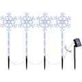 Miniatyrbild 1 av 4: ##/Set med 4 Spiralformade Julgransvägsmarkörer med 40 LED-lampor för utomhusbruk##/