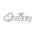 Miniatyrbilde 1 av 2: Skinnende Krystall Rhinestone Elegant Brosje for Kjole og Genser